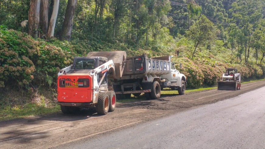 Por causa da presença de trabalhadores e máquinas na pista, a EGR pede para respeitar a sinalização de trânsito