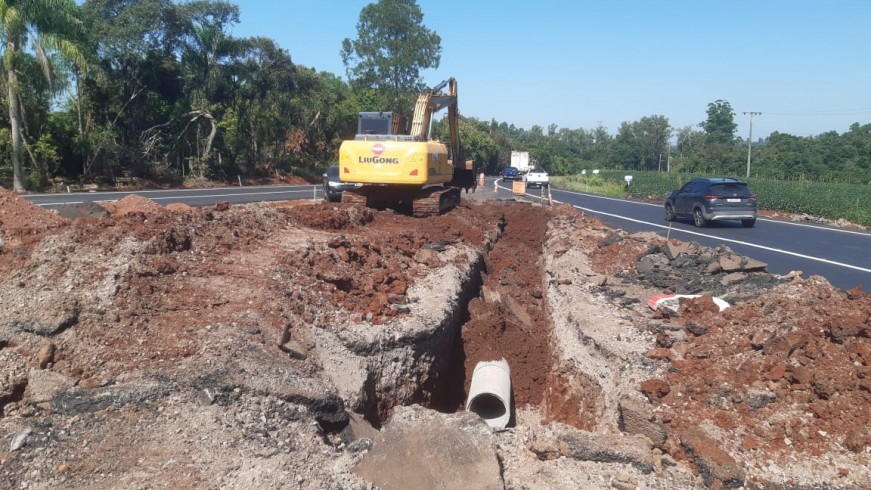 Drenagem rotatória RSC 453 Km 24 Lajeado EGR