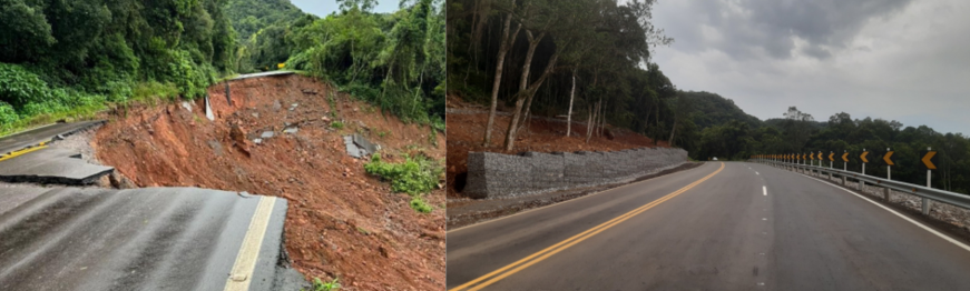 Estado investiu R$ 8,84 milhões na reconstrução do Km 88 da ERS-129, em Muçum