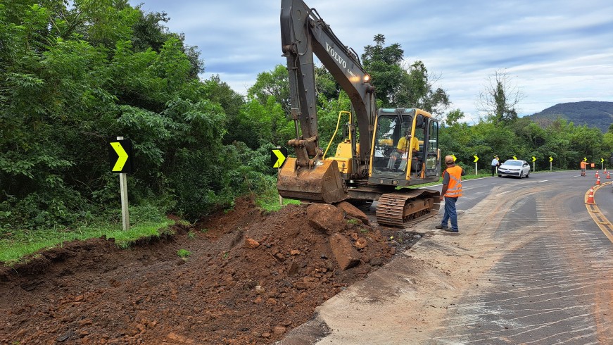 EGR realizará obras em 16 trechos de rodovias do RS nesta semana