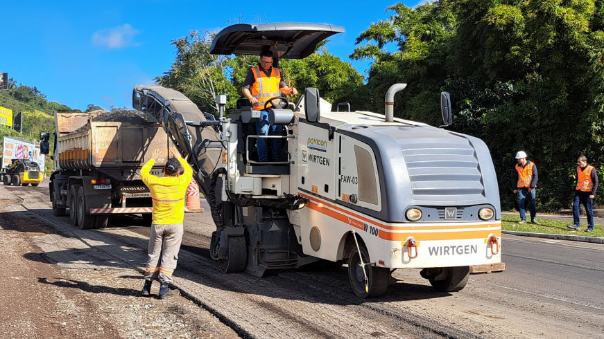 Na EGR, hor&aacute;rio das obras leva em conta fluxo de ve&iacute;culos, seguran&ccedil;a e qualidade do pavimento